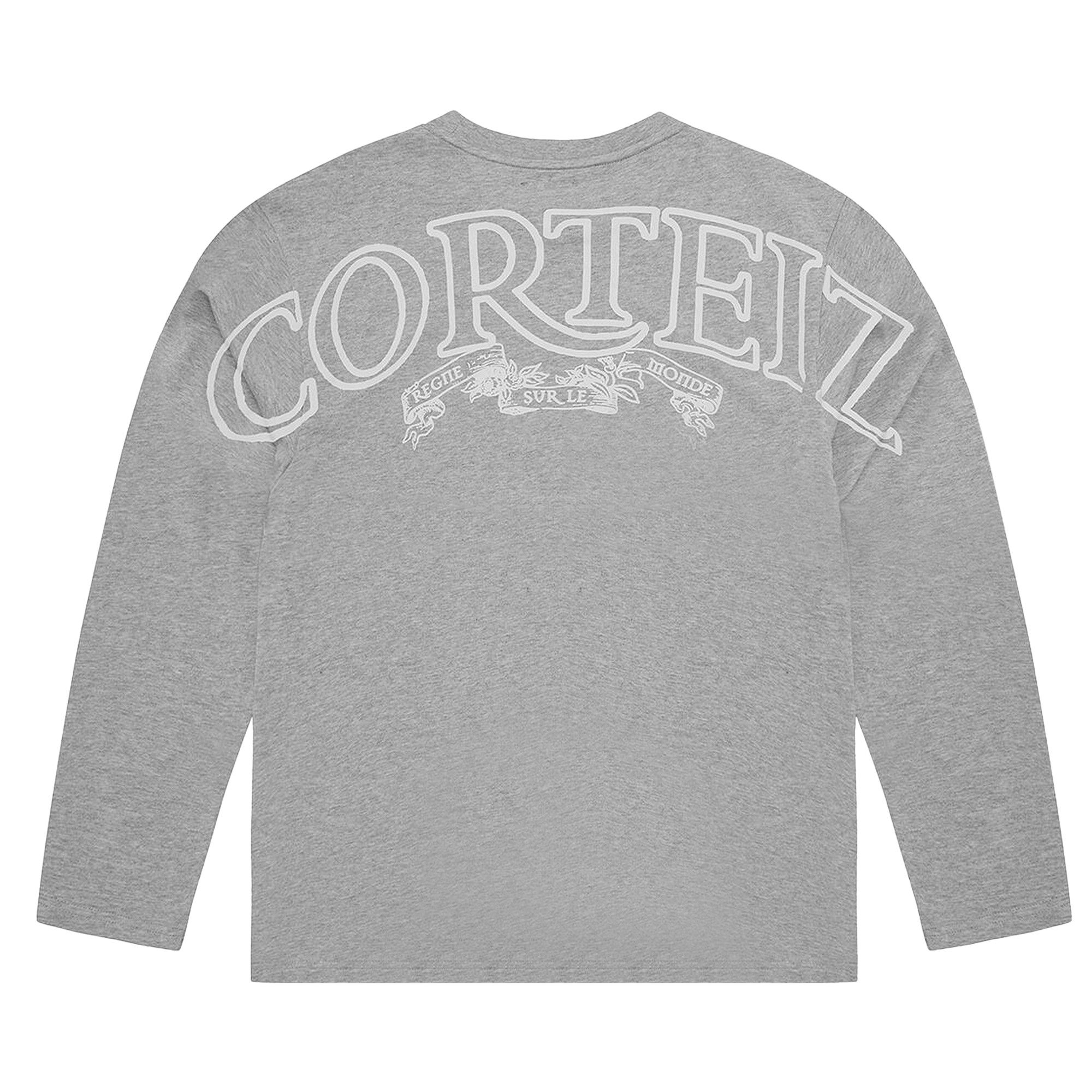 Buy Corteiz Royale Heavyweight Long-Sleeve Tee 'Heather Grey