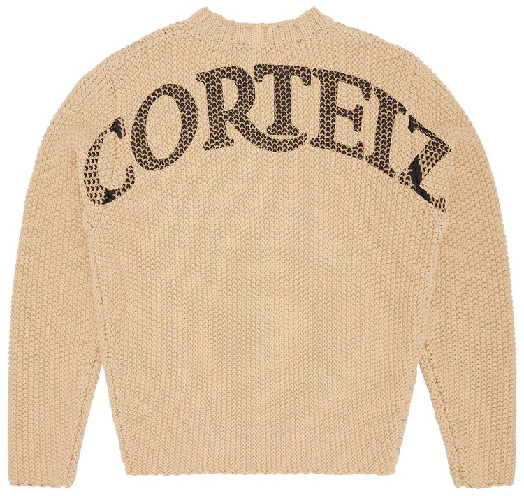 Corteiz Heavy Knit Royale Sweater Natural