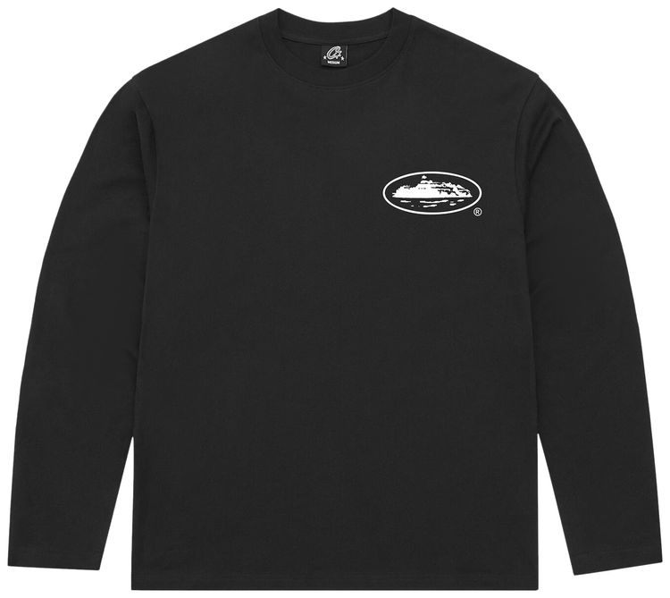 Corteiz OG Island Long Sleeve Tee Black