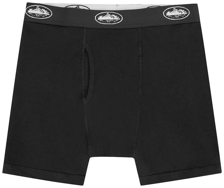 Corteiz Alcatraz Boxers 3 Pack Black