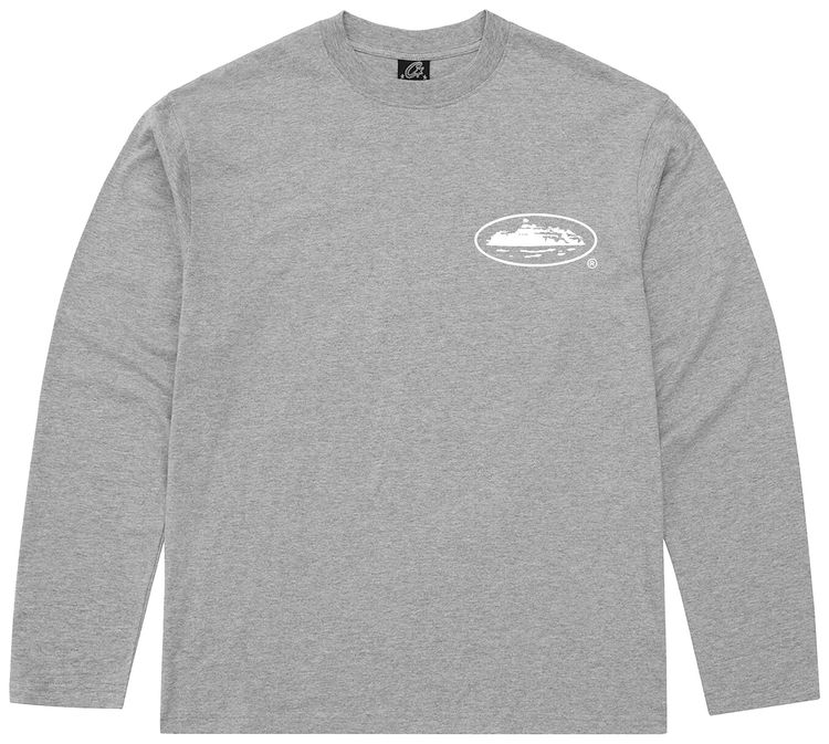 Corteiz OG Island Long Sleeve Tee Grey