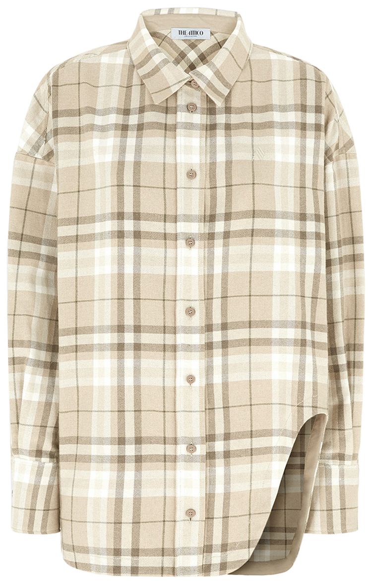 The Attico Eliza Shirt Beige