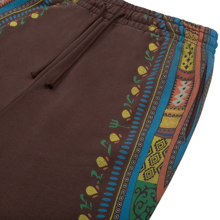 Denim Tears Dashiki Trompe LOeil Sweatpants Brown