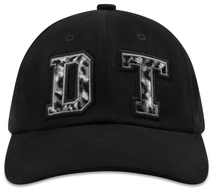 Denim Tears Panther Print Fur Cap Black