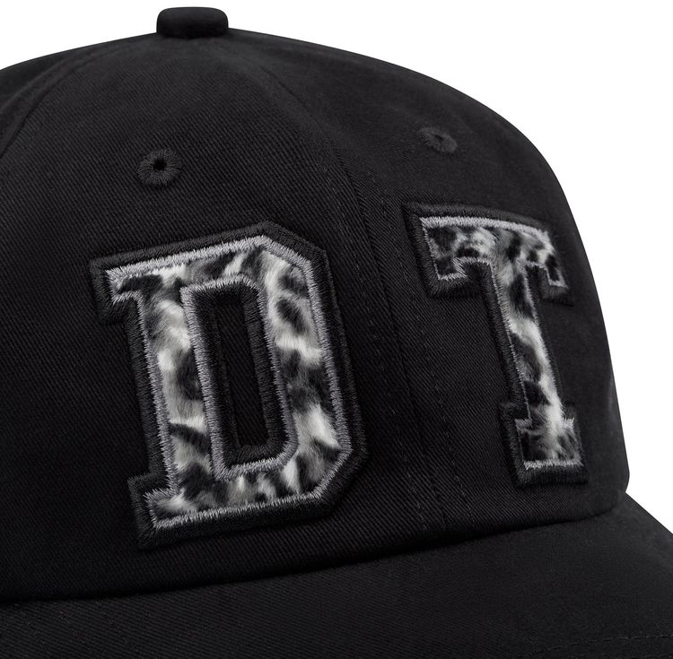 Denim Tears Panther Print Fur Cap Black