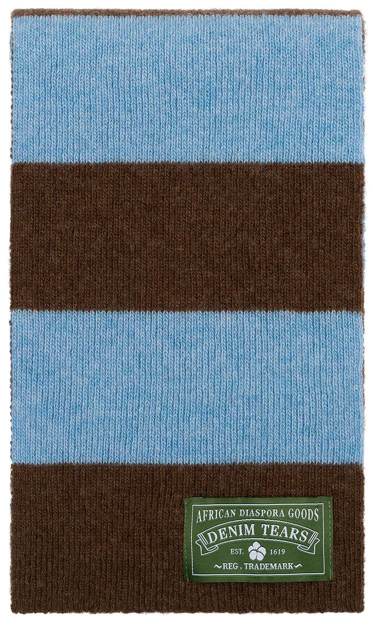 Denim Tears Lizzie Scarf Blue