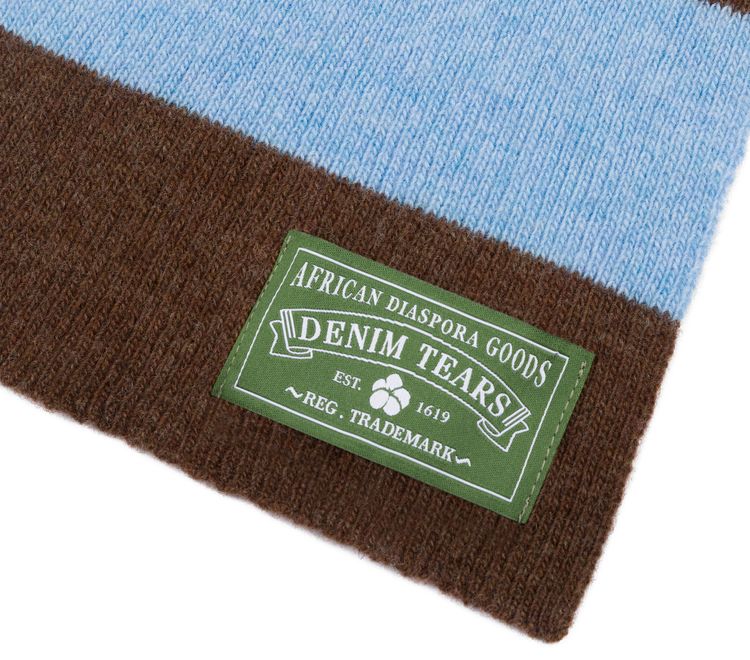 Denim Tears Lizzie Scarf Blue