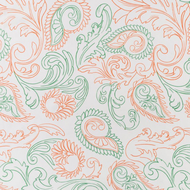 Denim Tears Paisley Silk Scarf Multicolor