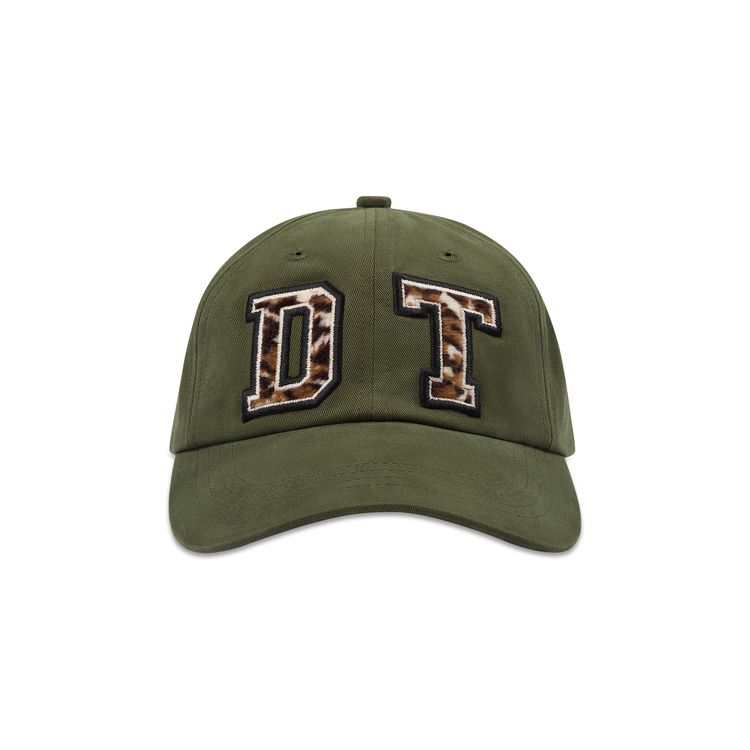 Denim Tears Panther Print Fur Cap Olive