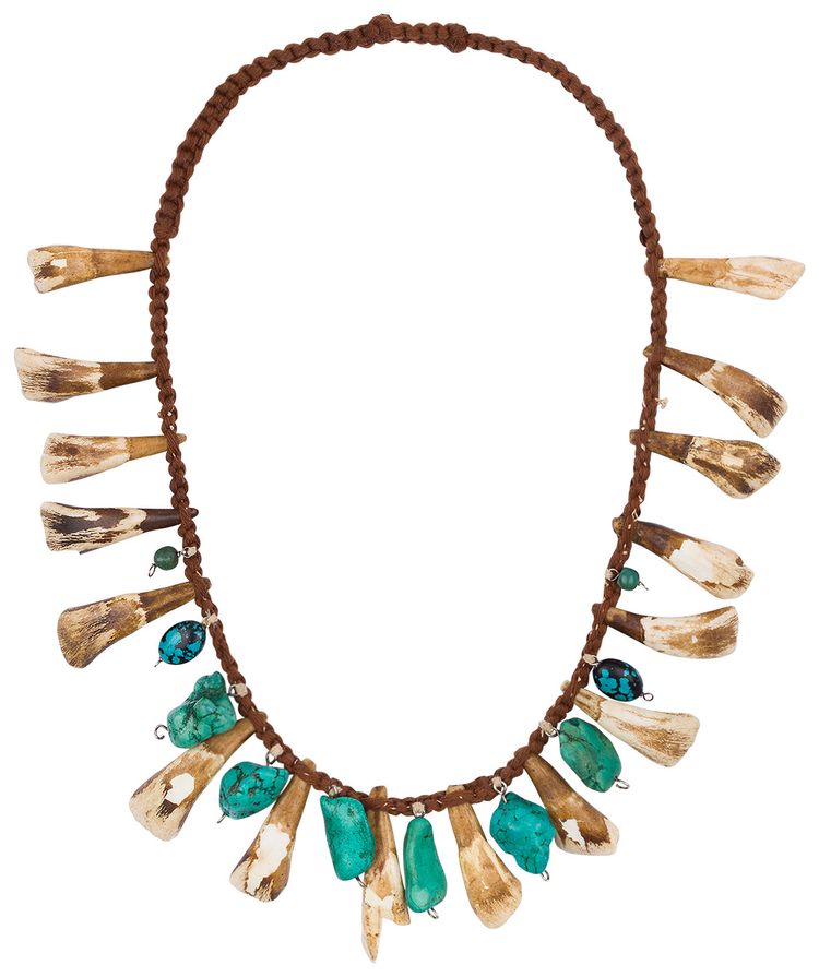 Denim Tears Homecoming Cow Tooth Necklace Multicolor