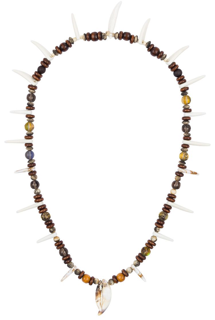 Denim Tears Homecoming Tusk Necklace Multicolor