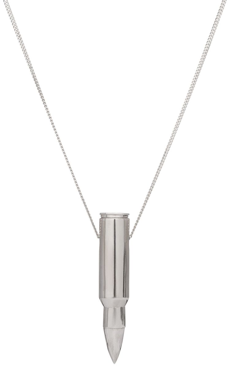 Denim Tears Tour Of Duty Souvenir Necklace Silver