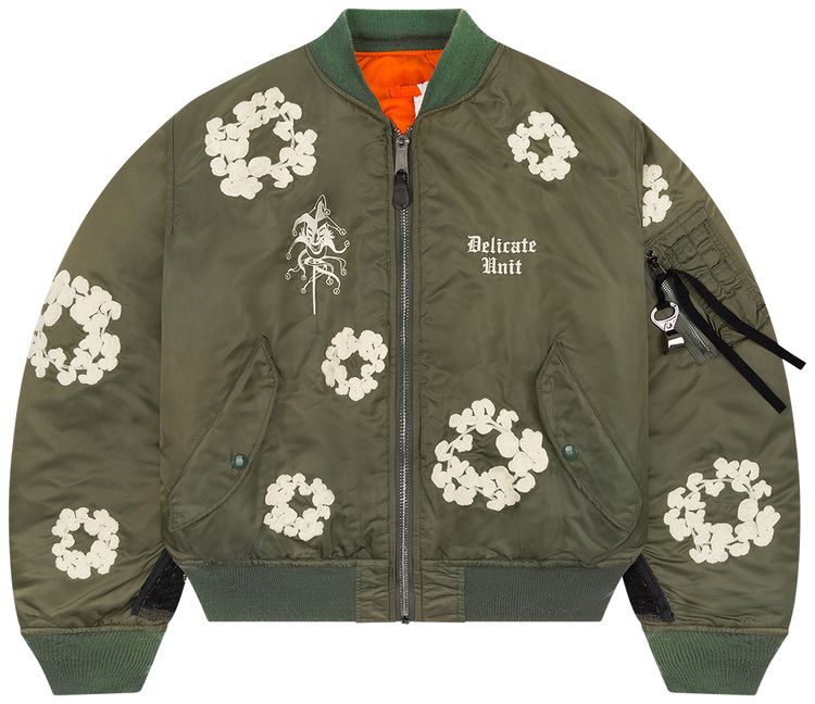 Denim Tears x Delicate Unit Bomber Jacket Green