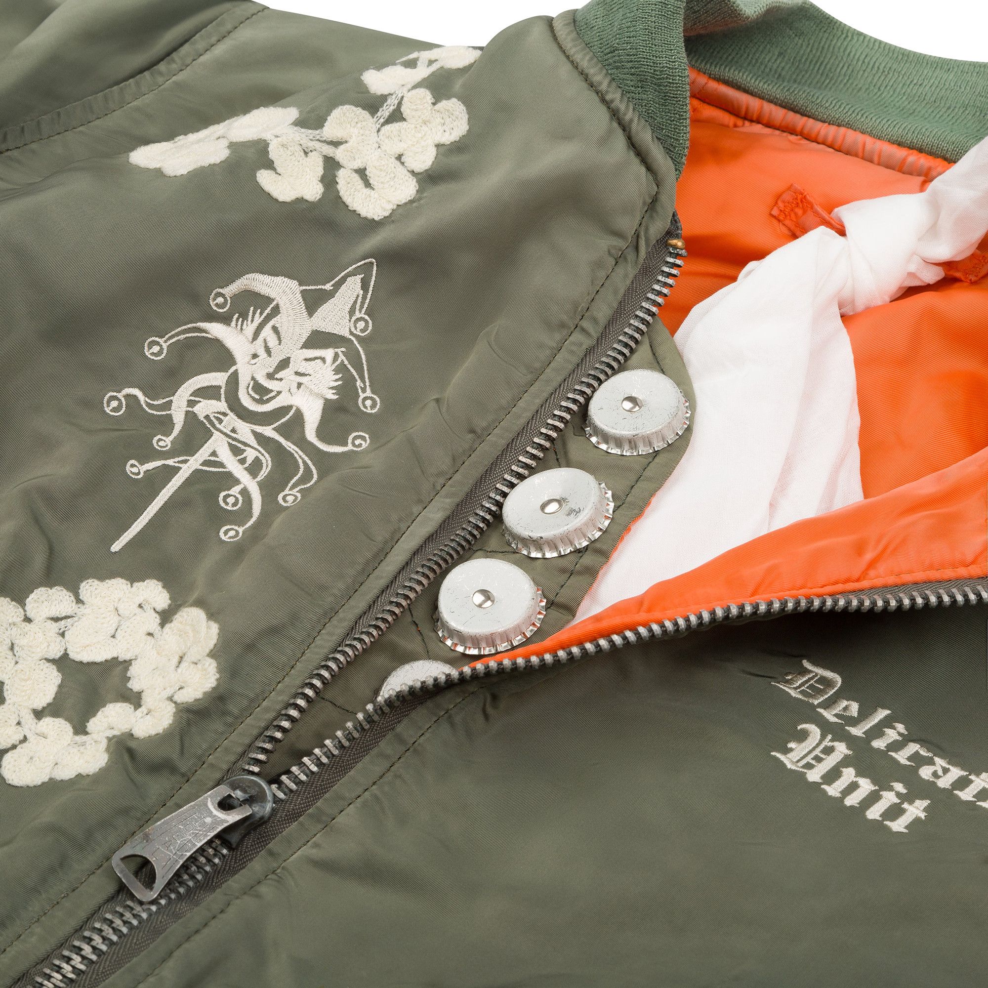 Buy Denim Tears x Delicate Unit Bomber Jacket 'Green Buy Denim Tears x Delicate Unit Bomber Jacket 'Green