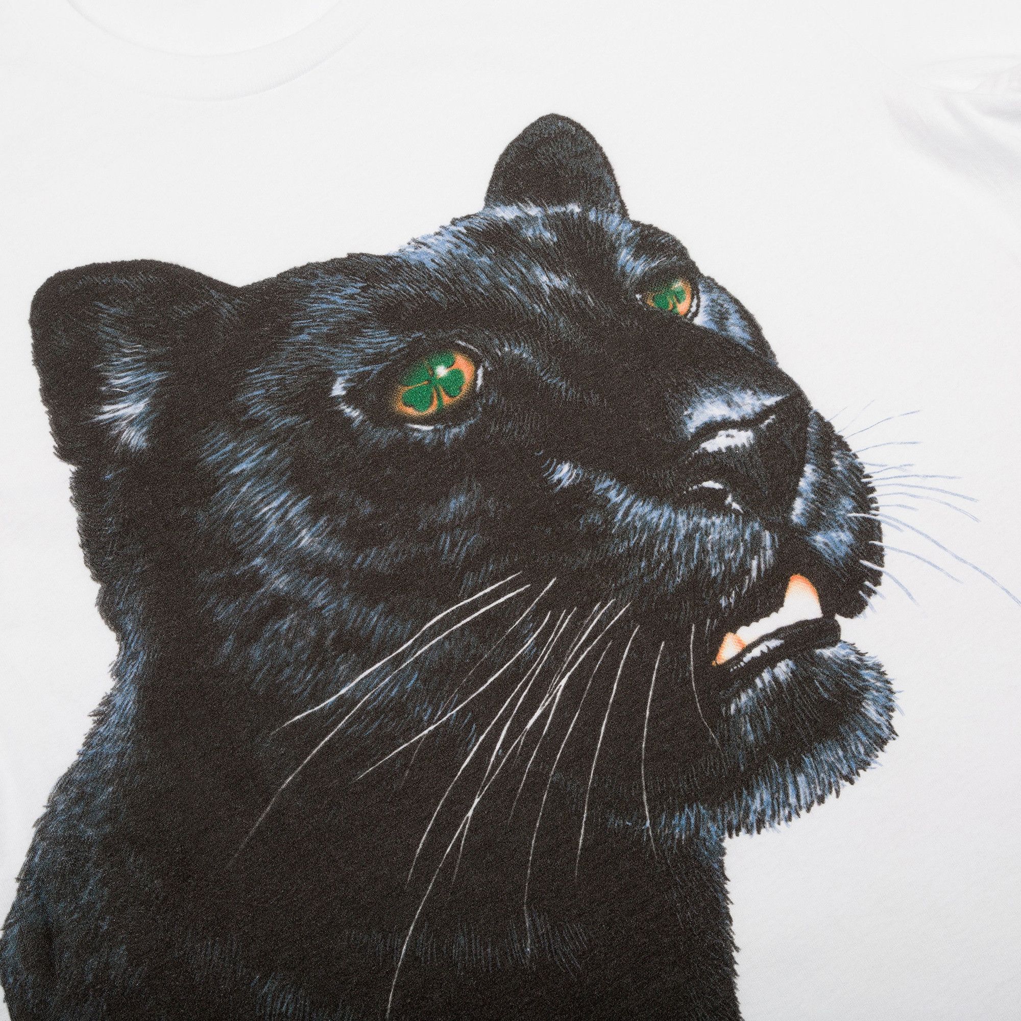 今年の新作から定番まで！ Buy Denim Tears Green Eyed Panther Tee 'White' - FW24TSS0471 トップス