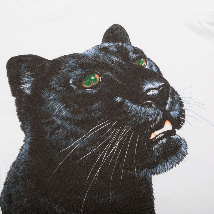 Denim Tears Green Eyed Panther Tee White