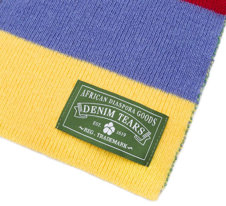 Denim Tears Lizzie Scarf Red