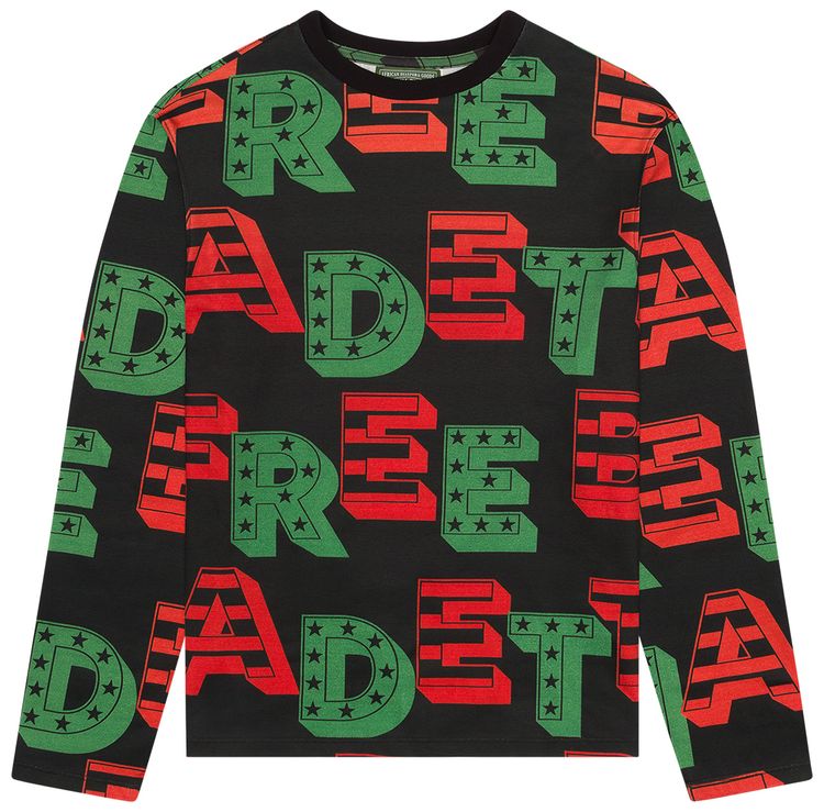 Denim Tears Long Sleeve Free Bernadette Tee Multicolor