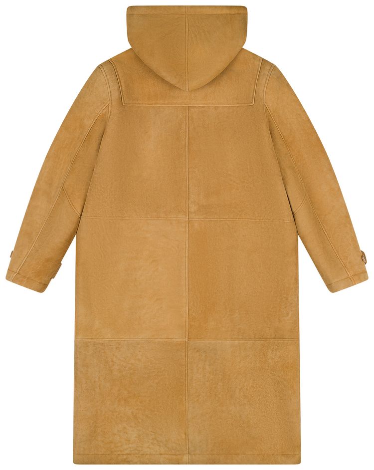 Denim Tears Derry Shearling Duffle Coat Camel