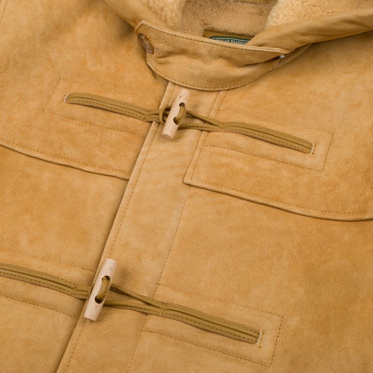 Denim Tears Derry Shearling Duffle Coat Camel