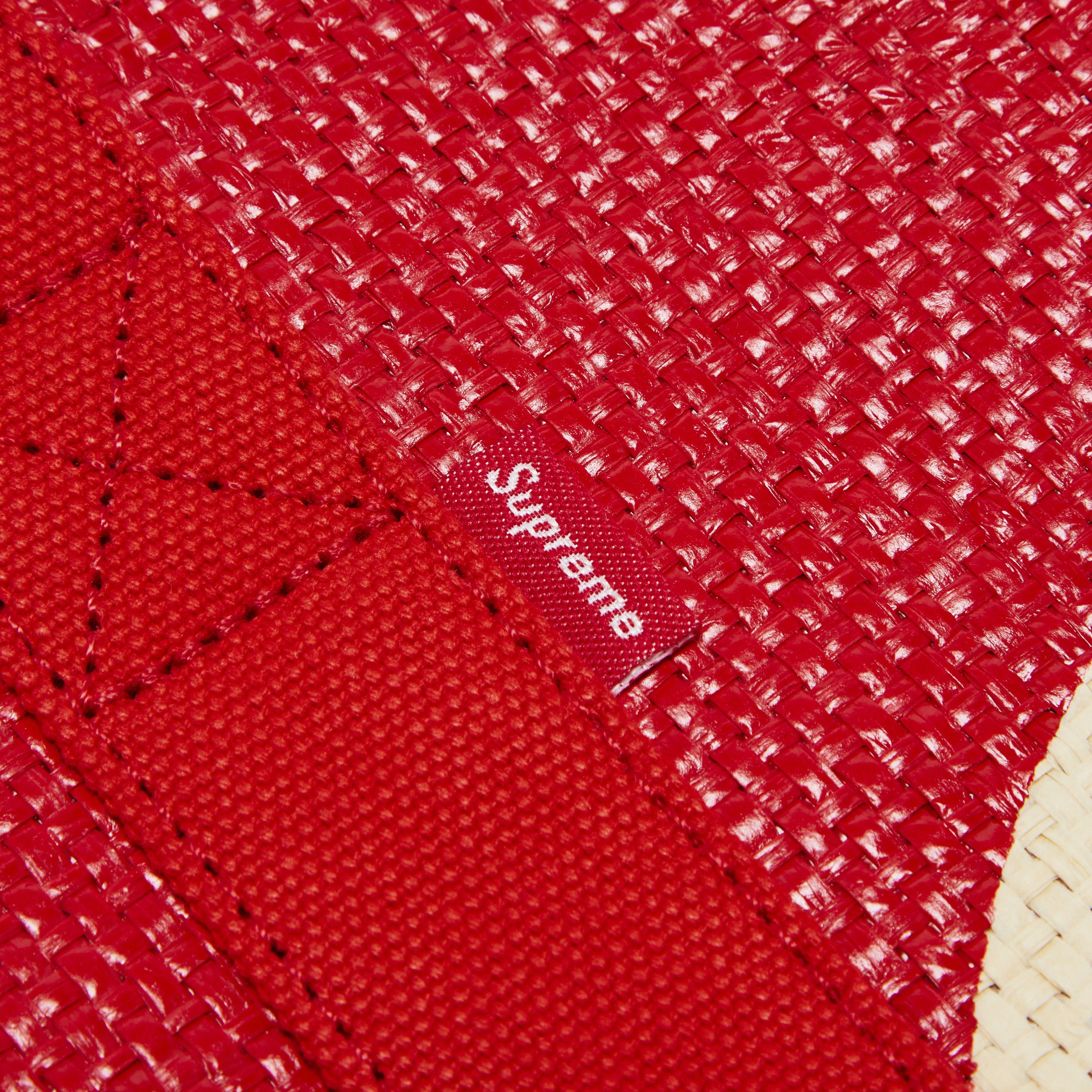 Buy Supreme Raffia Tote 'Red' - SS20B18 RED | GOAT