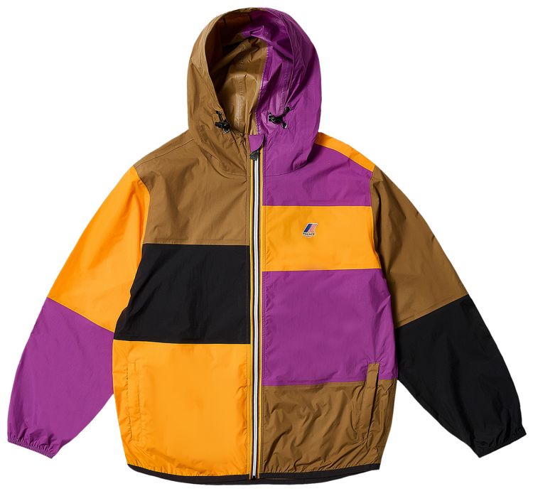 Palace x K Way Le Vrai 30 Claude Packable Jacket MulticolorPurpleOrange