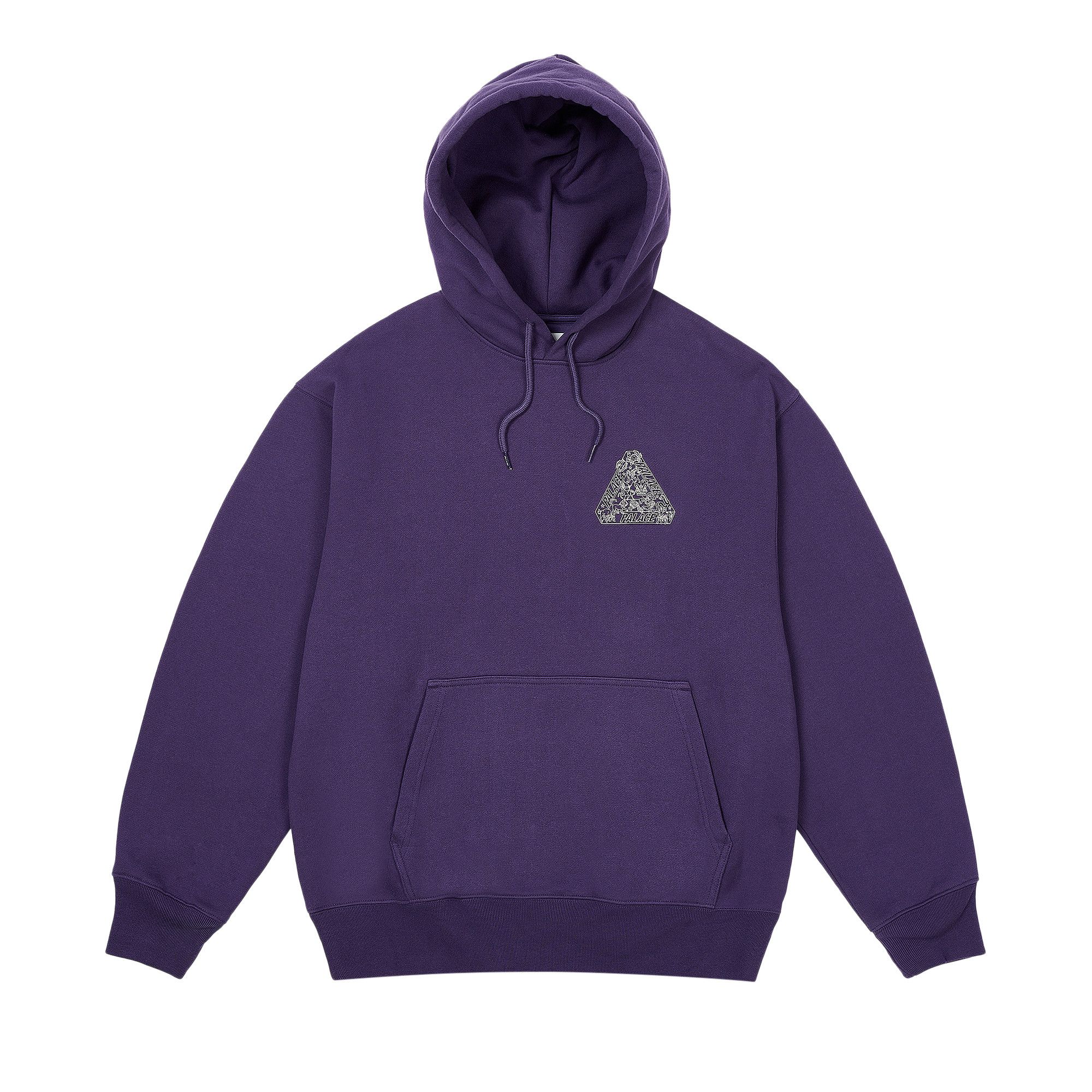 Buy Palace Zodiac Tri-Ferg Hood 'Purp' - P28CS054 | GOAT