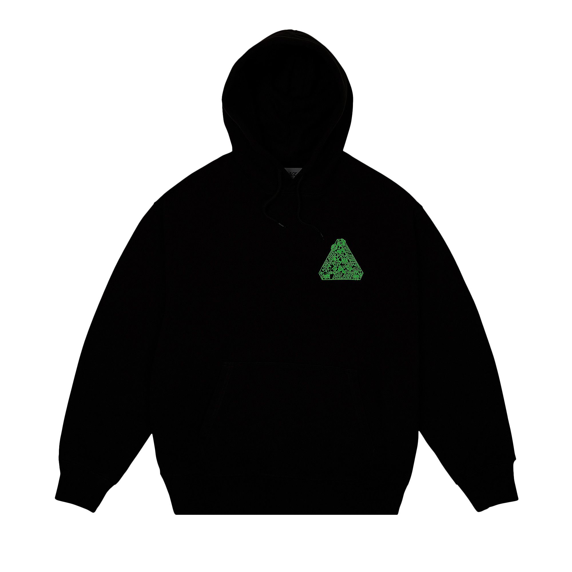 Buy Palace Zodiac Tri-Ferg Hood 'Black' - P28CS071 | GOAT
