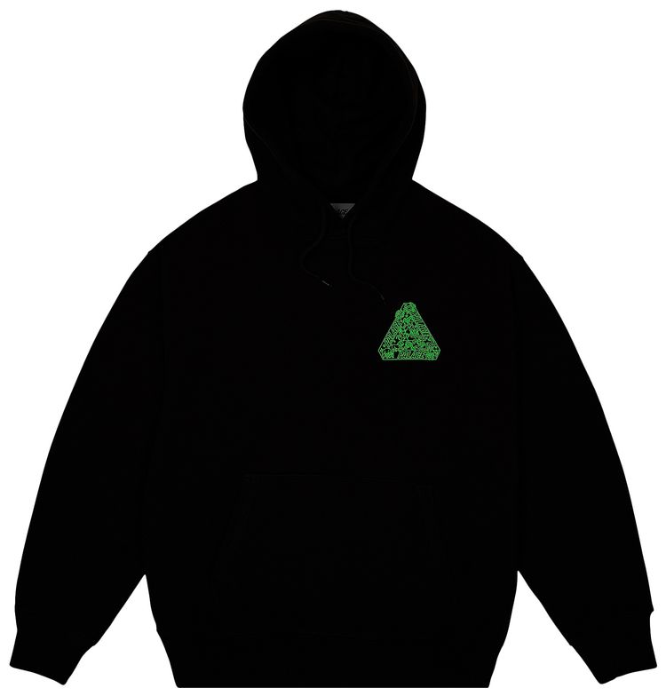 Palace Zodiac Tri Ferg Hood Black
