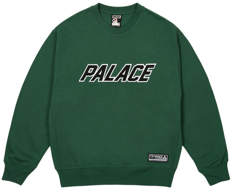 Palace Applique Team Crew Racey Green