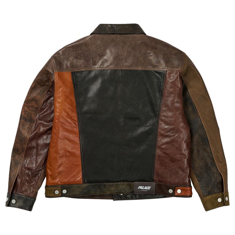 Buy Palace Patchy Leather Jacket  
