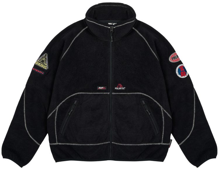 Palace Polartec Full Zip Funnel Black