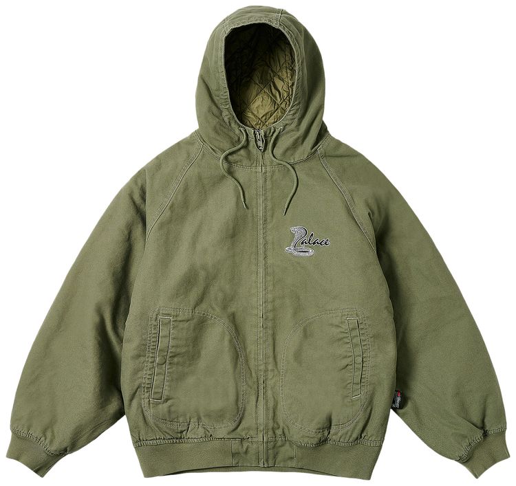 Palace Canvas Cobra Jacket The Deep Green