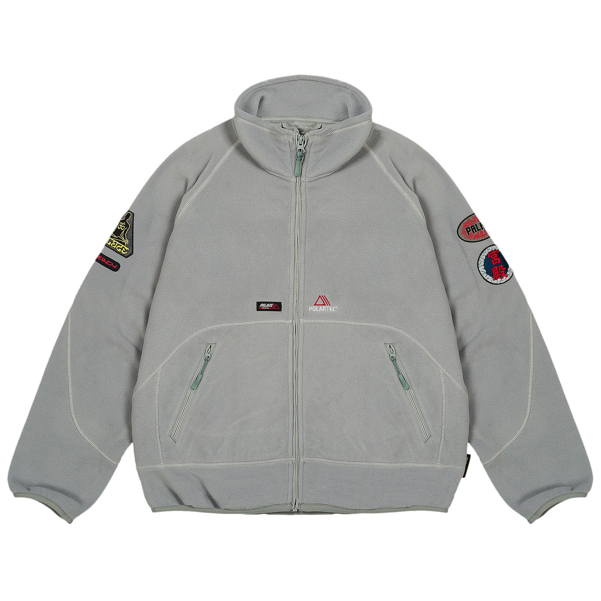 Buy Palace Polartec Full Zip Funnel 'Concrete Grey' - P28JK030 | GOAT