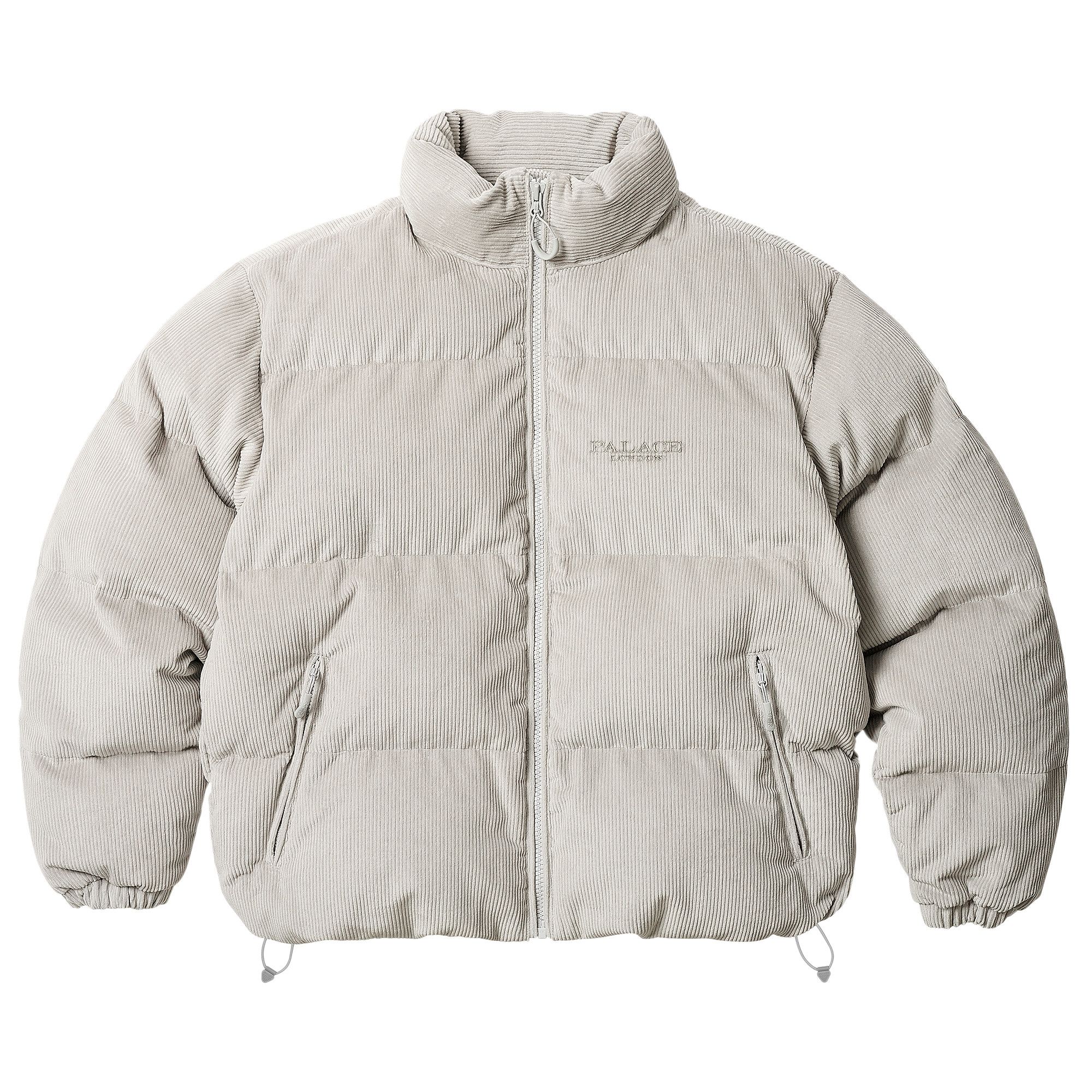 Achetez des Palace Corduroy Puffa Jacket 'Stone' - P28JK042