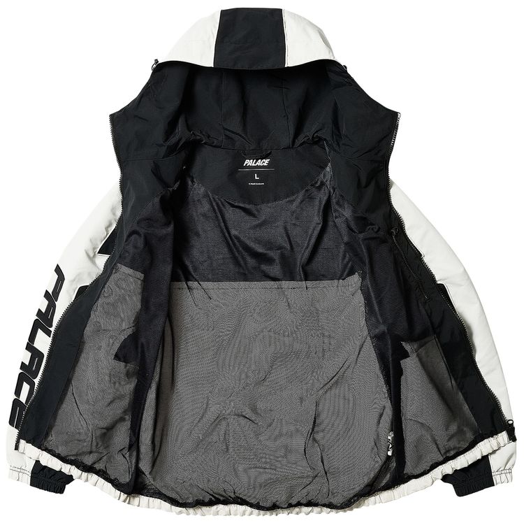 Palace Piped Hooded Shell Jacket Black