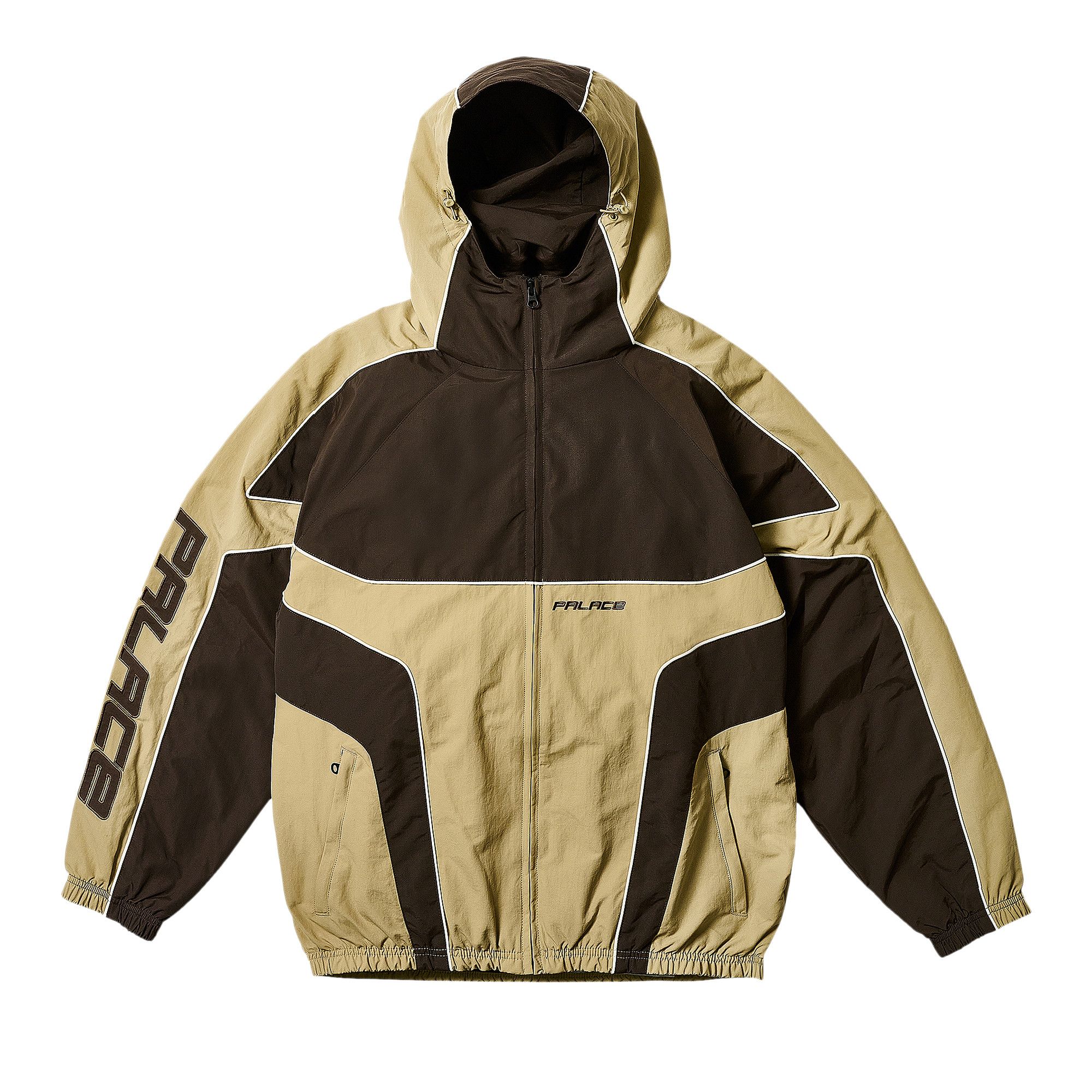 Palace Palace Polartec Shell Jacket - Navy Orange Large