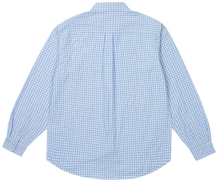 Palace Seersucker Oxford Shirt Blue Gingham