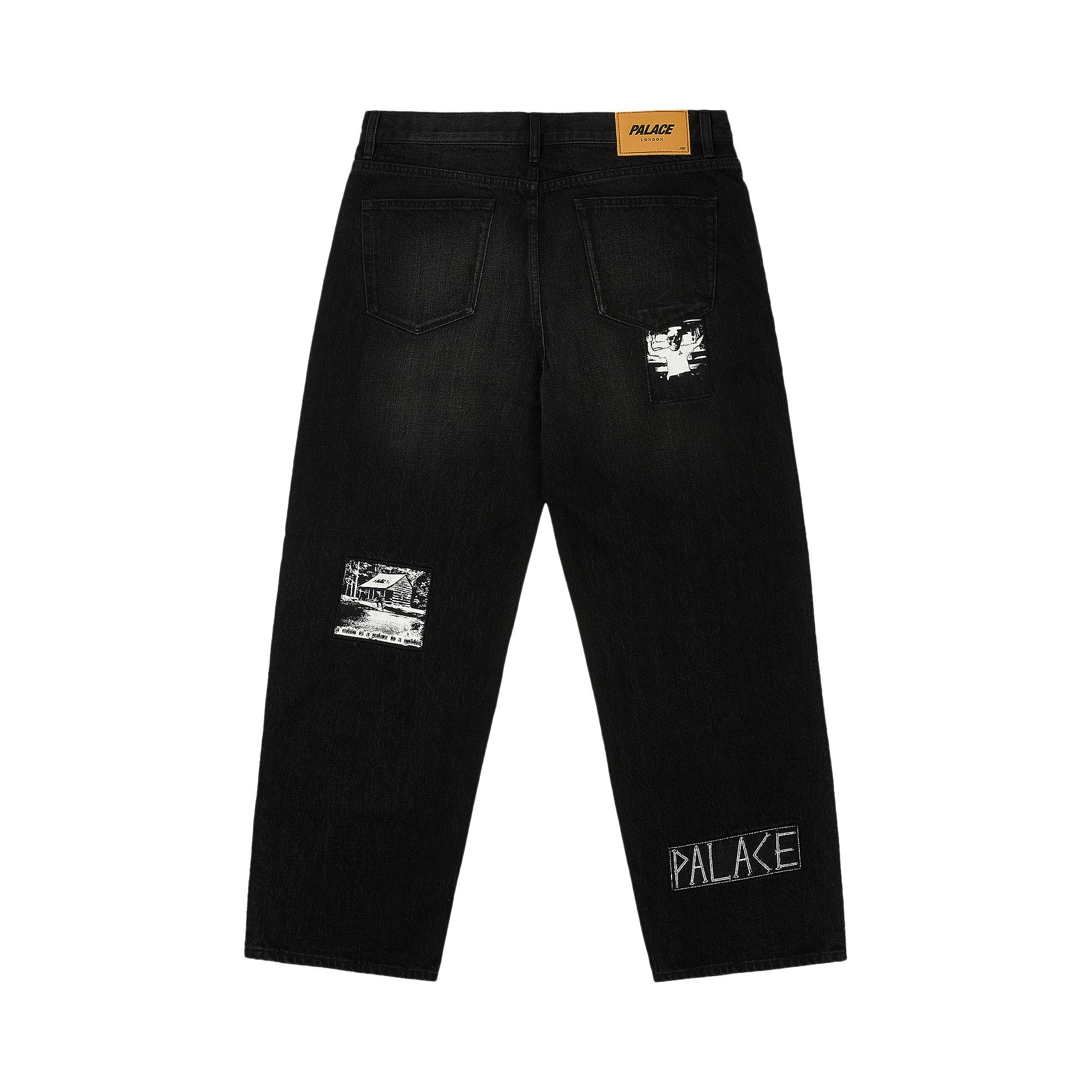 Buy Palace P90 Baggy Jean 'Patch Up Black' - P28T003 | GOAT CA