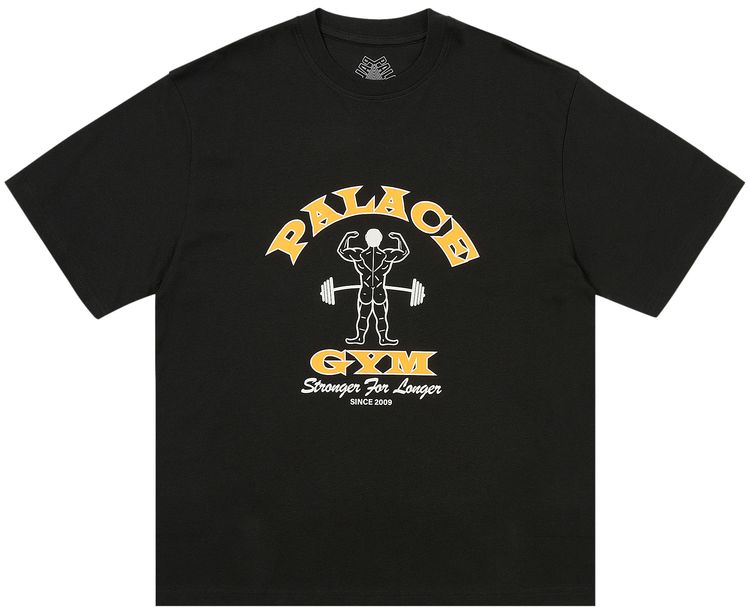 Palace Stronger For Longer T Shirt Black