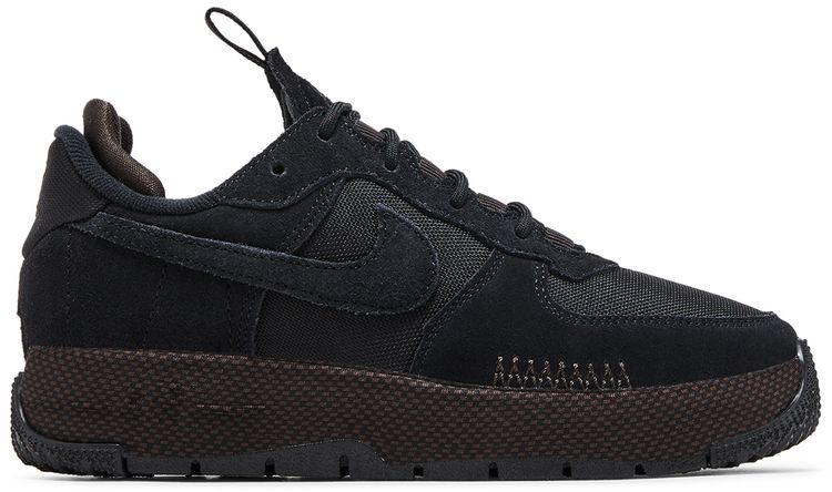 Nike Wmns Air Force 1 Wild Black Velvet Brown