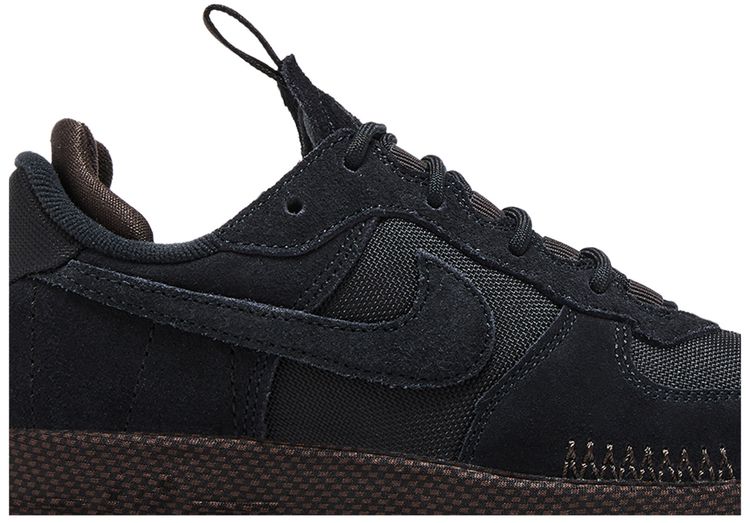 Nike Wmns Air Force 1 Wild Black Velvet Brown