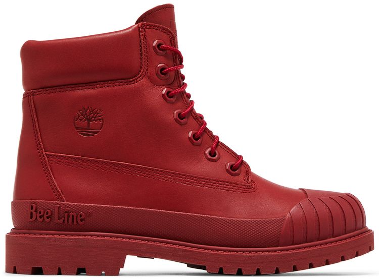 Bee Line x Wmns 6 Inch Rubber Toe Waterproof Boot Red