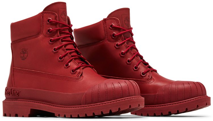 Bee Line x Wmns 6 Inch Rubber Toe Waterproof Boot Red