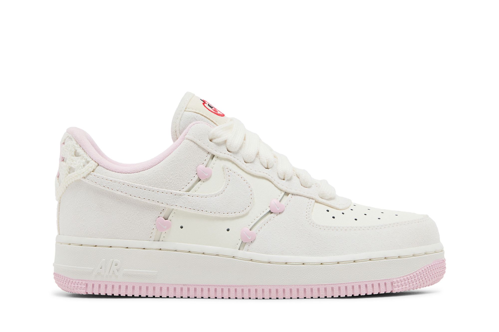 nike air force 1 pink hearts valentines day