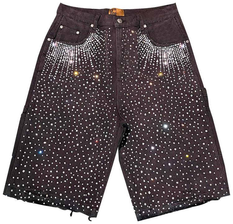 Birth Of Royal Child Redial Diamond Jorts Black