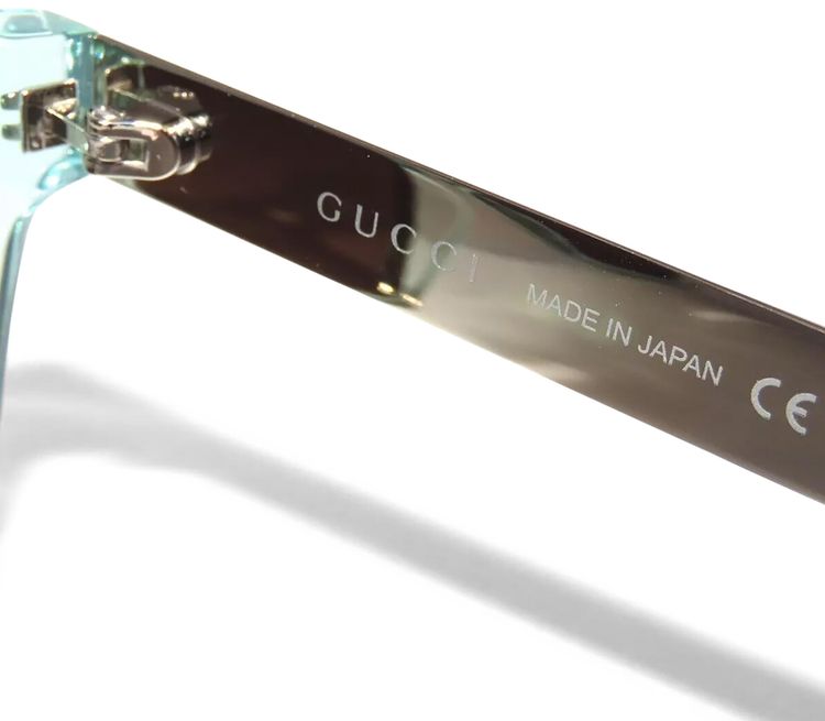 Gucci Square Sunglasses GreenSilverBrown