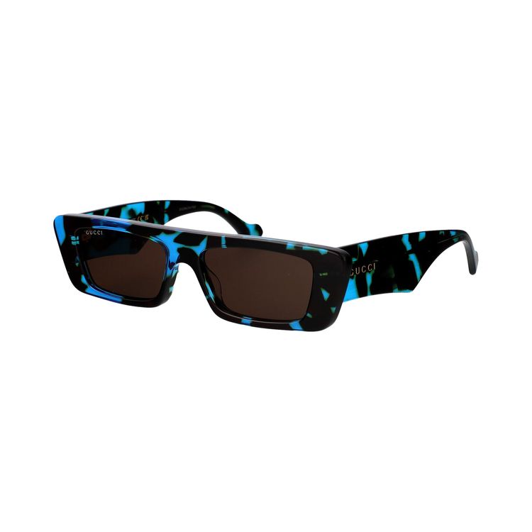 Gucci Flattop Frame Sunglasses HavanaBrown