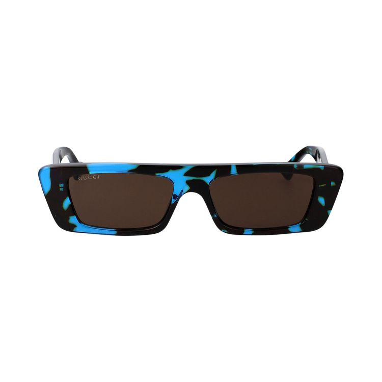 Gucci Flattop Frame Sunglasses HavanaBrown
