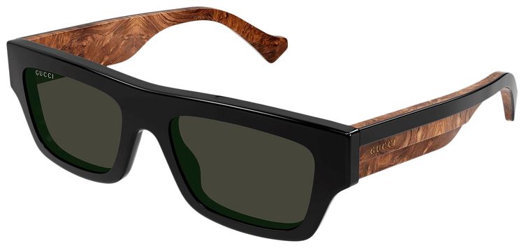 Gucci Square Sunglasses BlackHavanaGrey